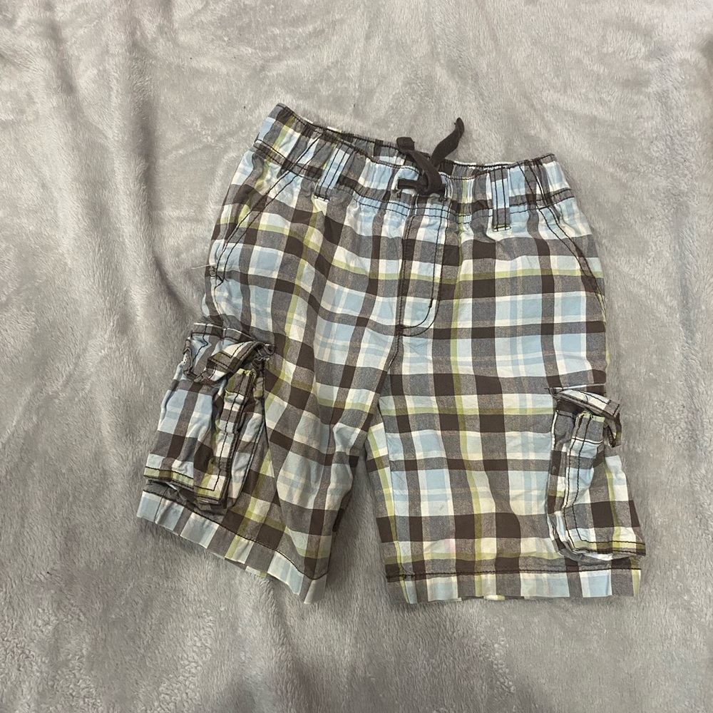 Boys GYMBOREE Plaid Shorts Size 4